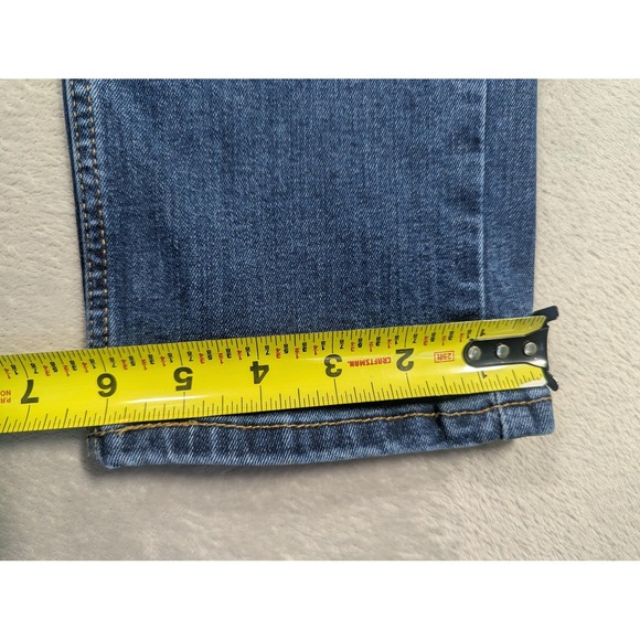 Levis 511 Jeans Mens 30x32 Blue Dark Wash Slim Skinny Fit Stretch Denim Casual - Picture 8 of 16